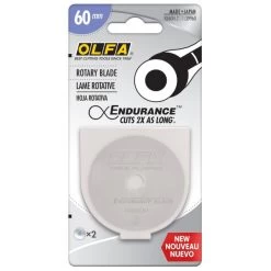 OLFA Endurance Rotary Blade 60mm 2/Pkg