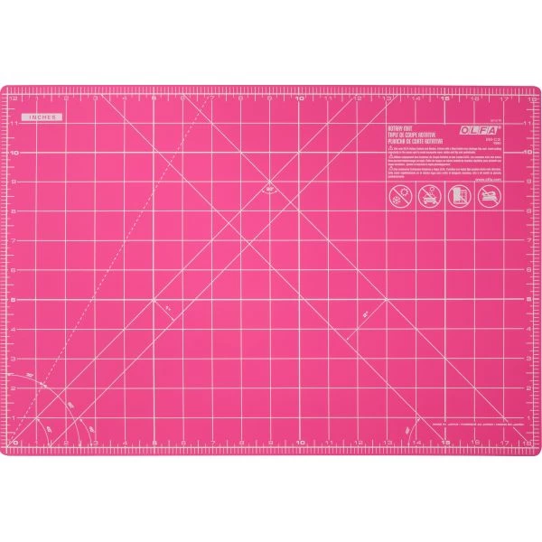 OLFA Double-Sided Self-Healing Cutting Mat 12"X18" 3 OLFA Double-Sided Self-Healing Cutting Mat 12"X18"