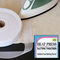 Heat Press Batting Together - White
